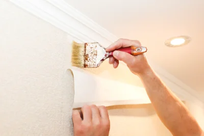 Pose de papier peint à Allas-Champagne — revêtements muraux et toiles de verre